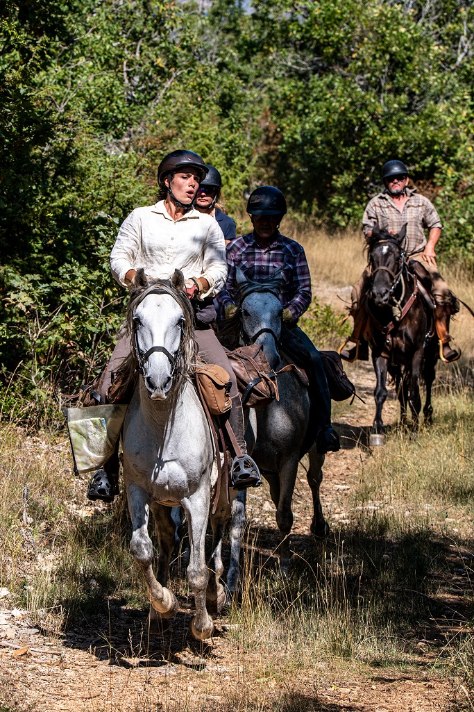nomadrandoacheval cavaliers galop larzac randonnee chevaux sejours nature